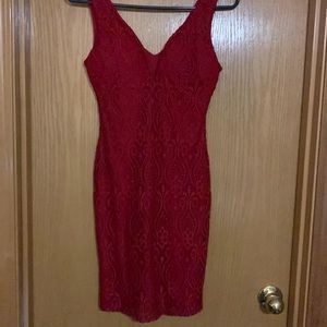 Cranberry Red Formal Dress